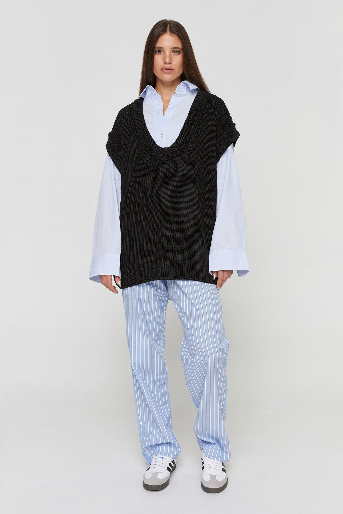 Black Knit Vest