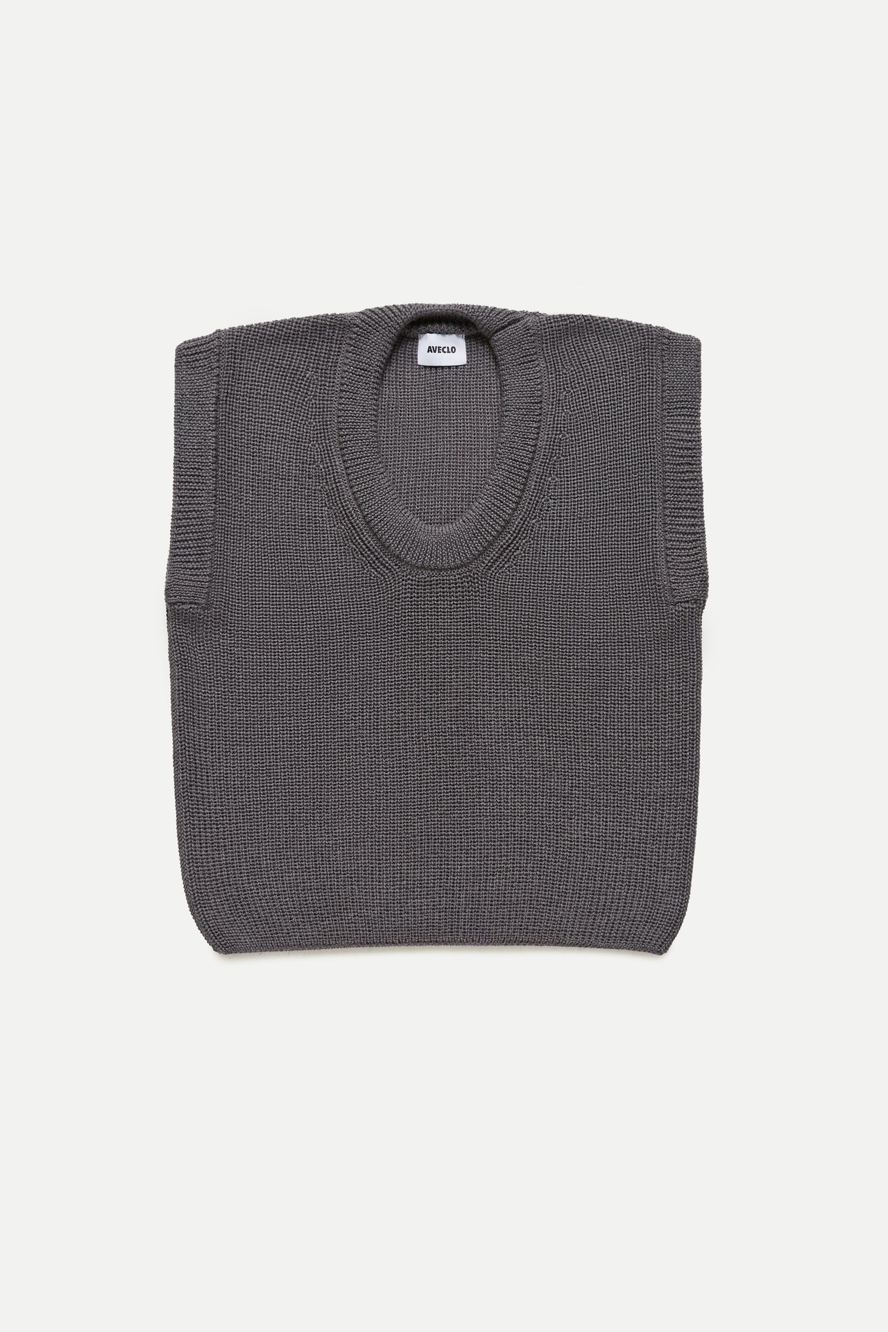 Grey Knit Vest