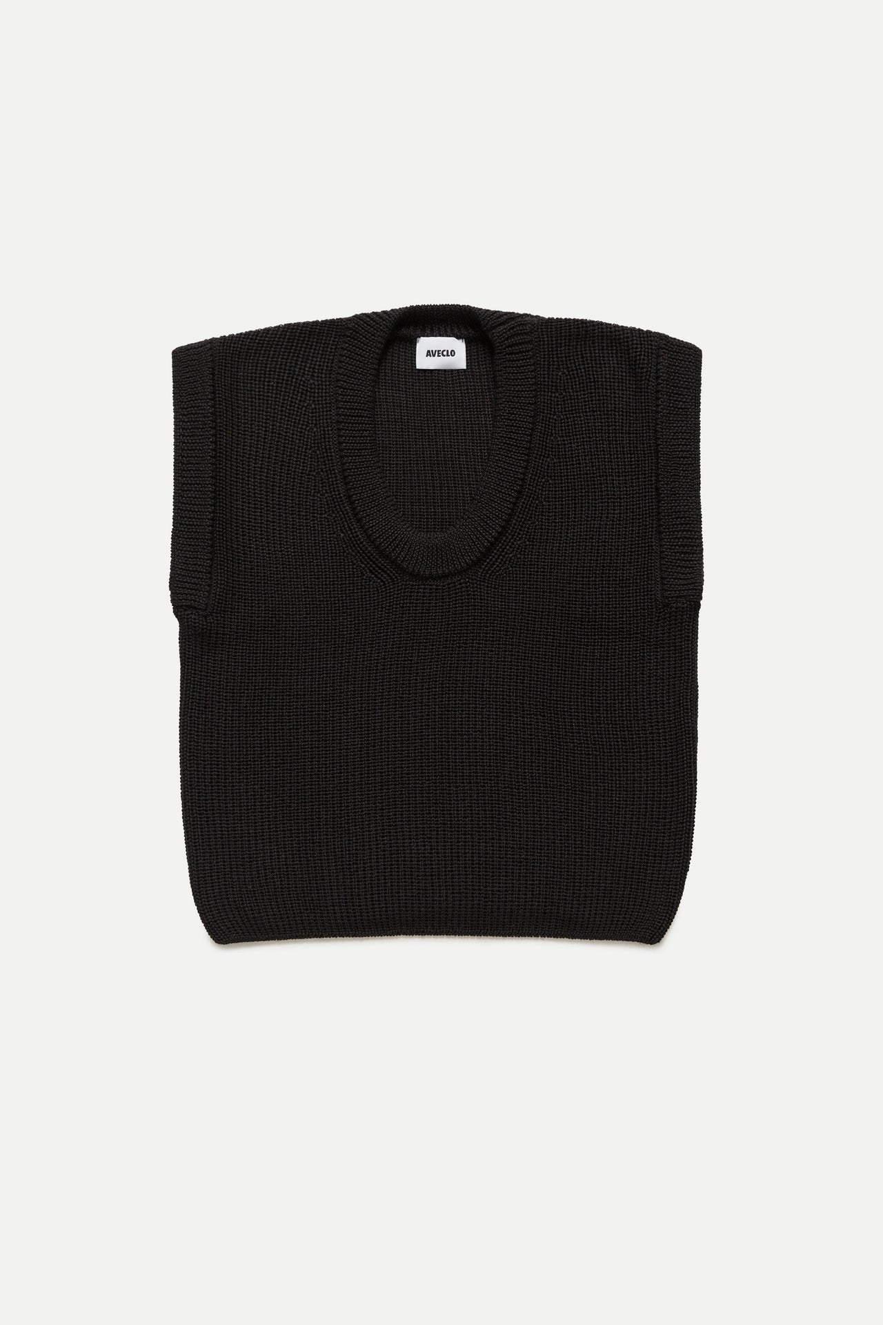 Black Knit Vest