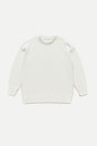 White Jacquard Sweater