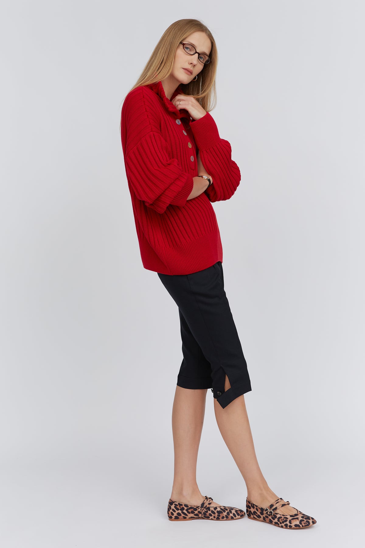 Red Polo Sweater