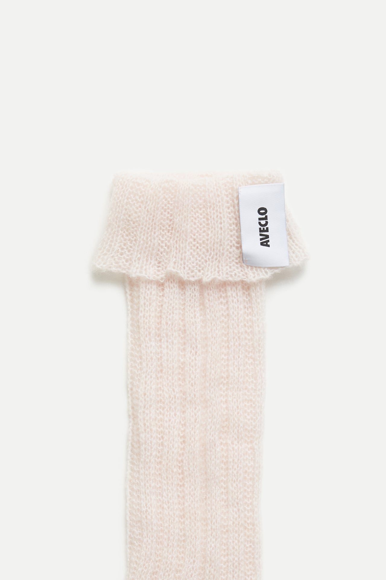 Pale Pink Seamless Leg Warmers