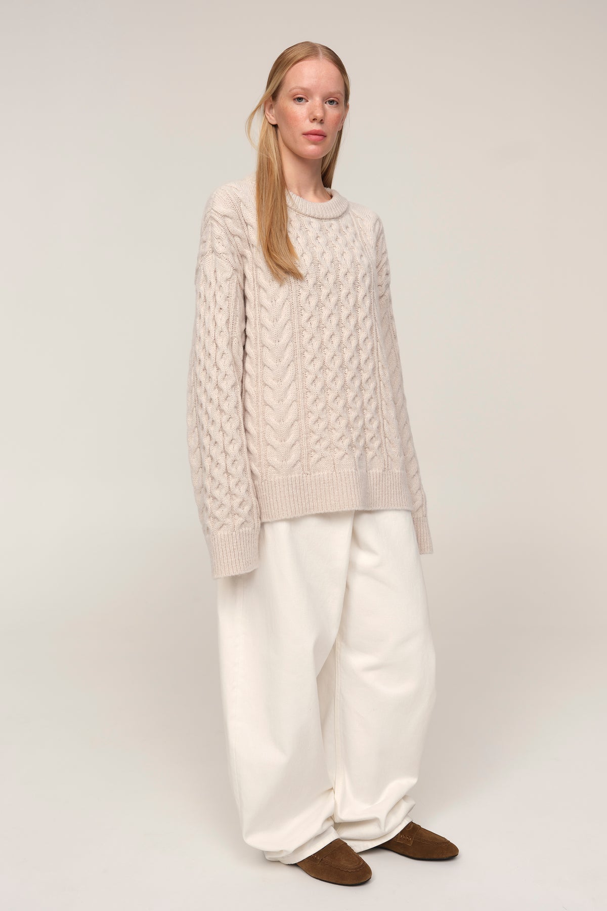 Light Beige Avena Sweater