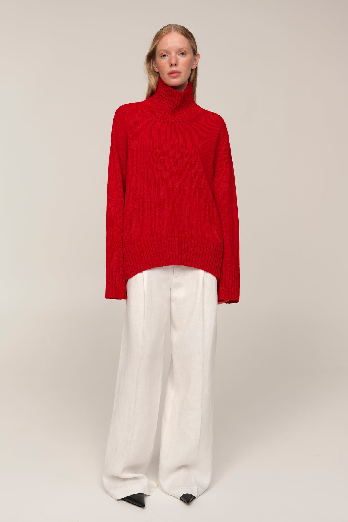 Red Isla Sweater