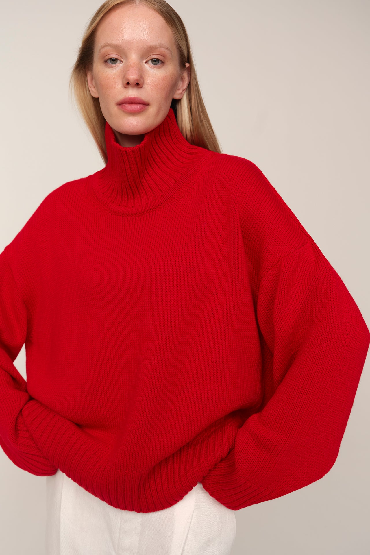Red Isla Sweater
