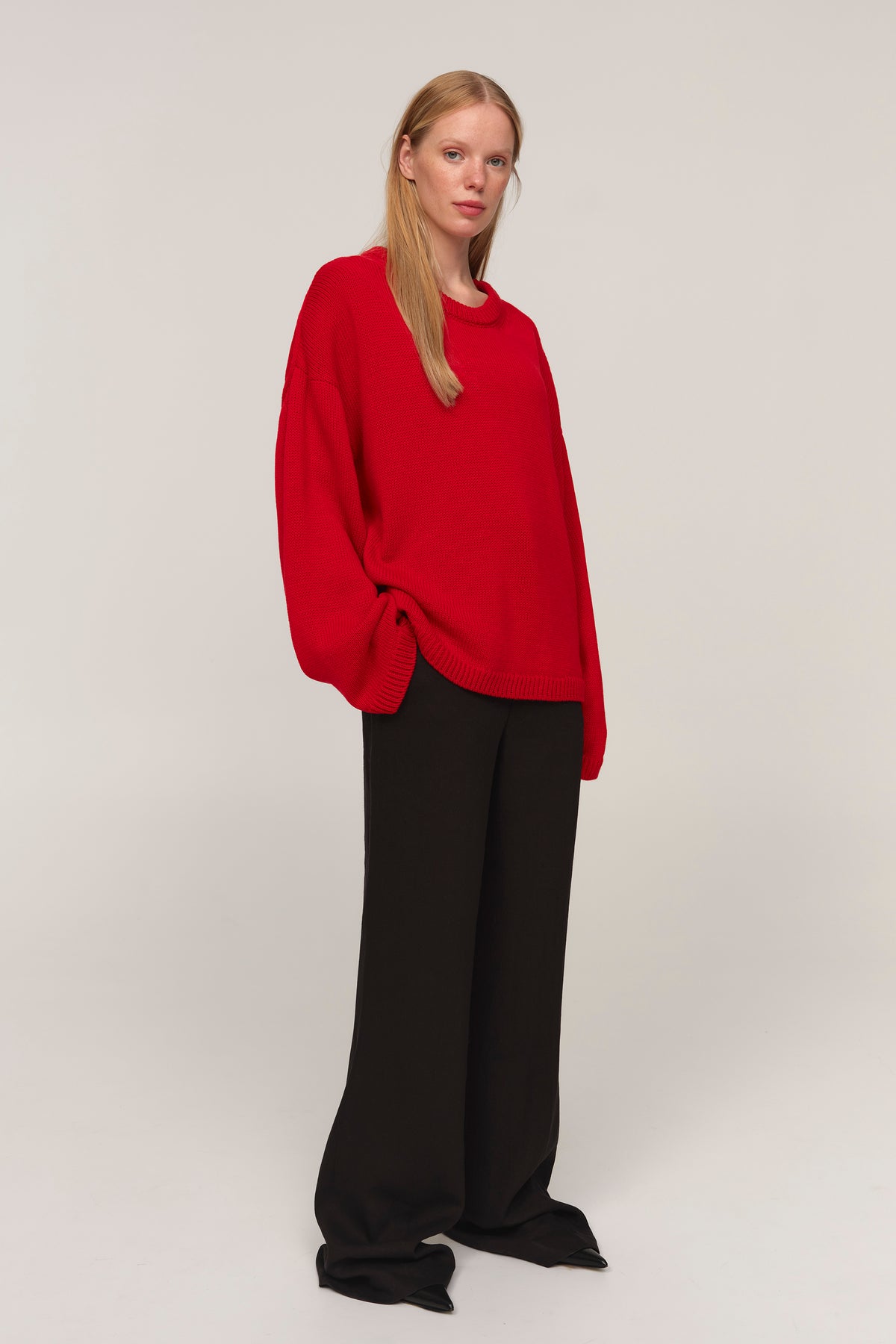 Red Elva Sweater