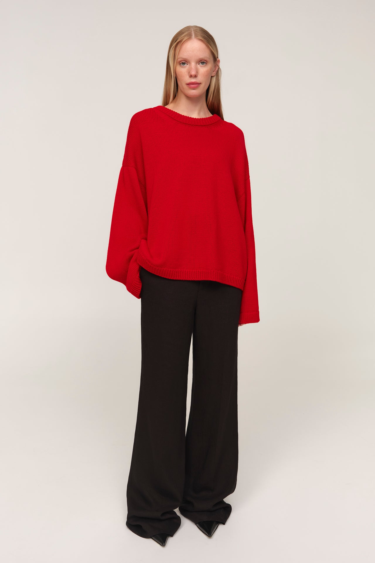 Red Elva Sweater
