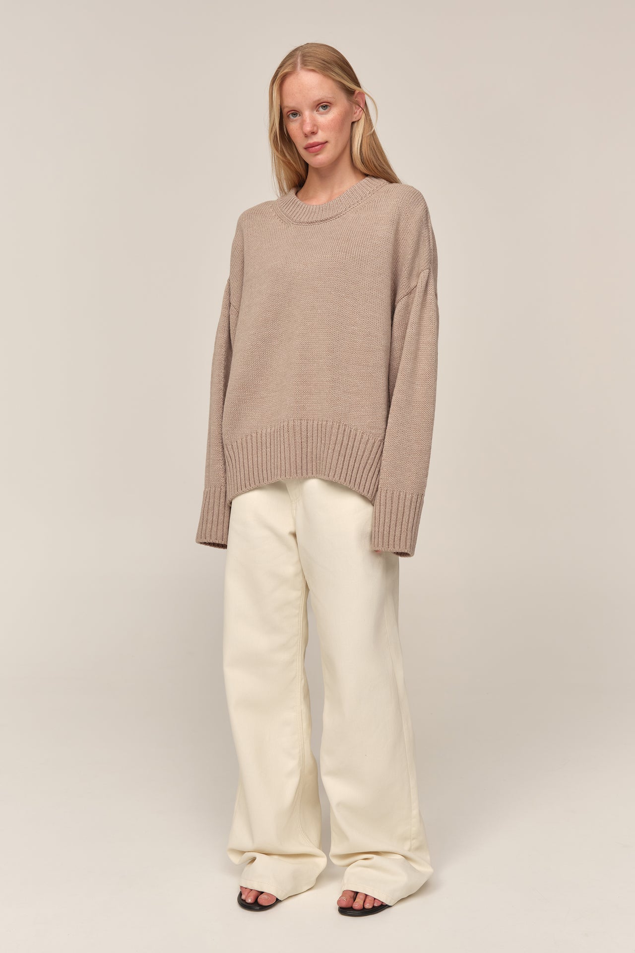 Taupe Sena Sweater