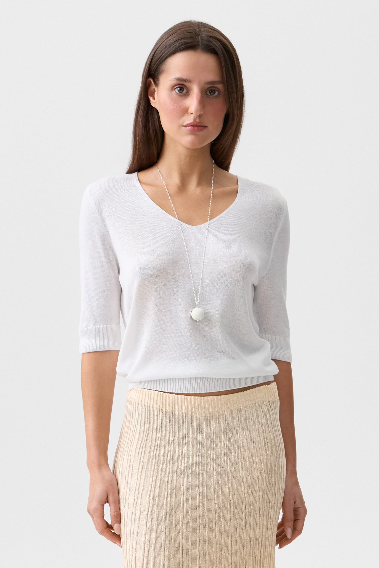 White Celeste Top