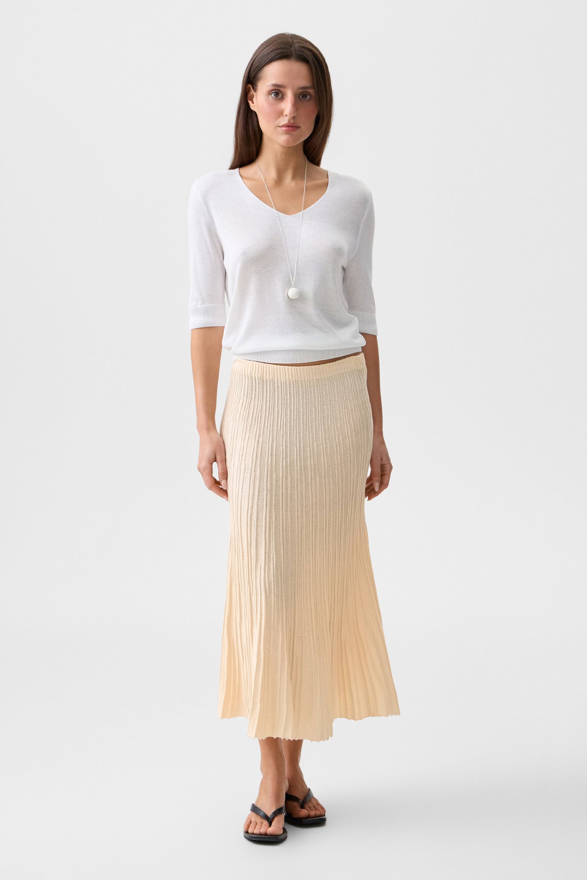 White Celeste Top