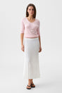 White Vivienne Midi Skirt