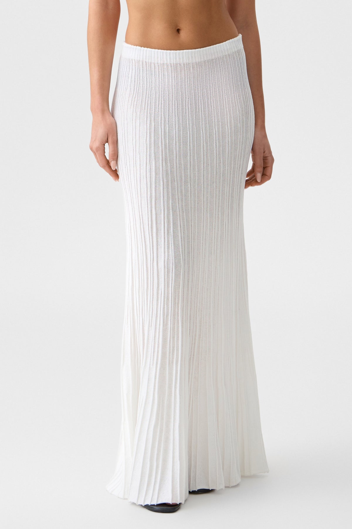 White Vivienne Maxi Skirt