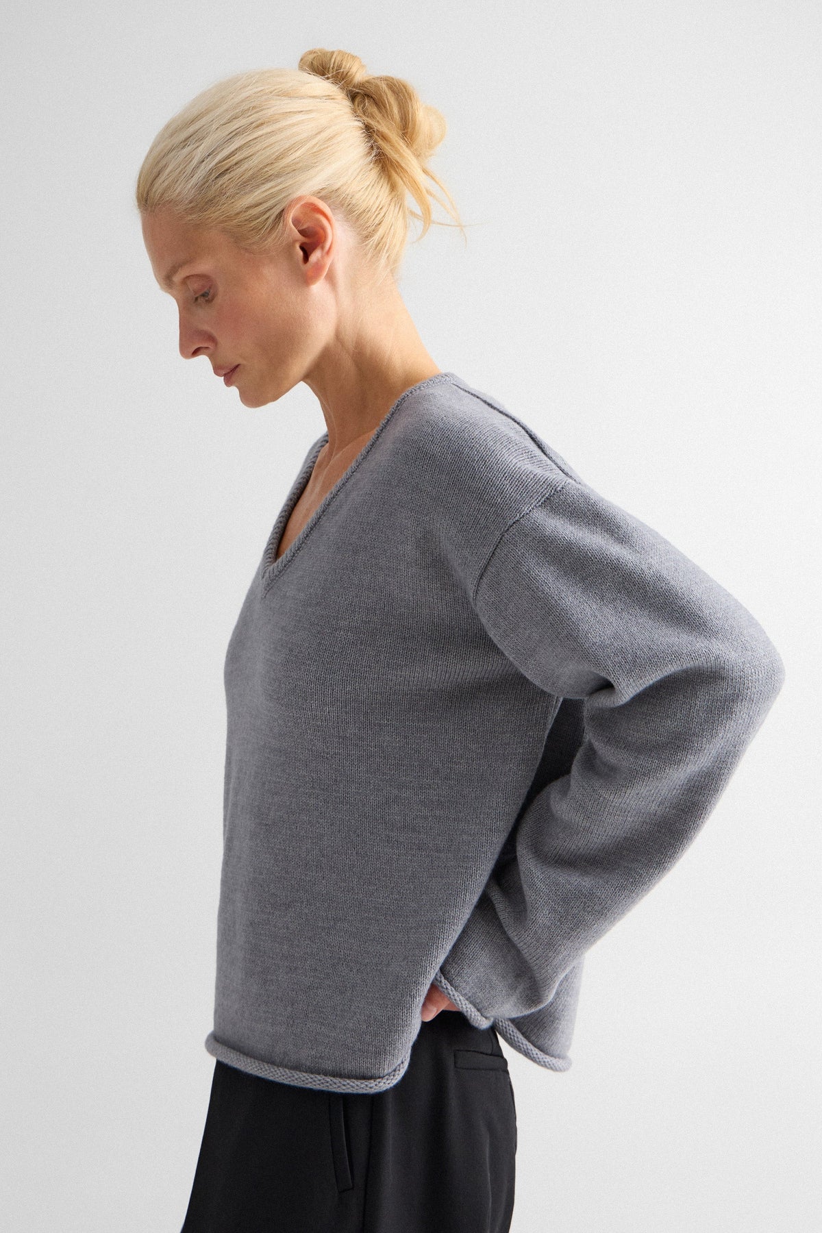 Steel Grey Cara Sweater