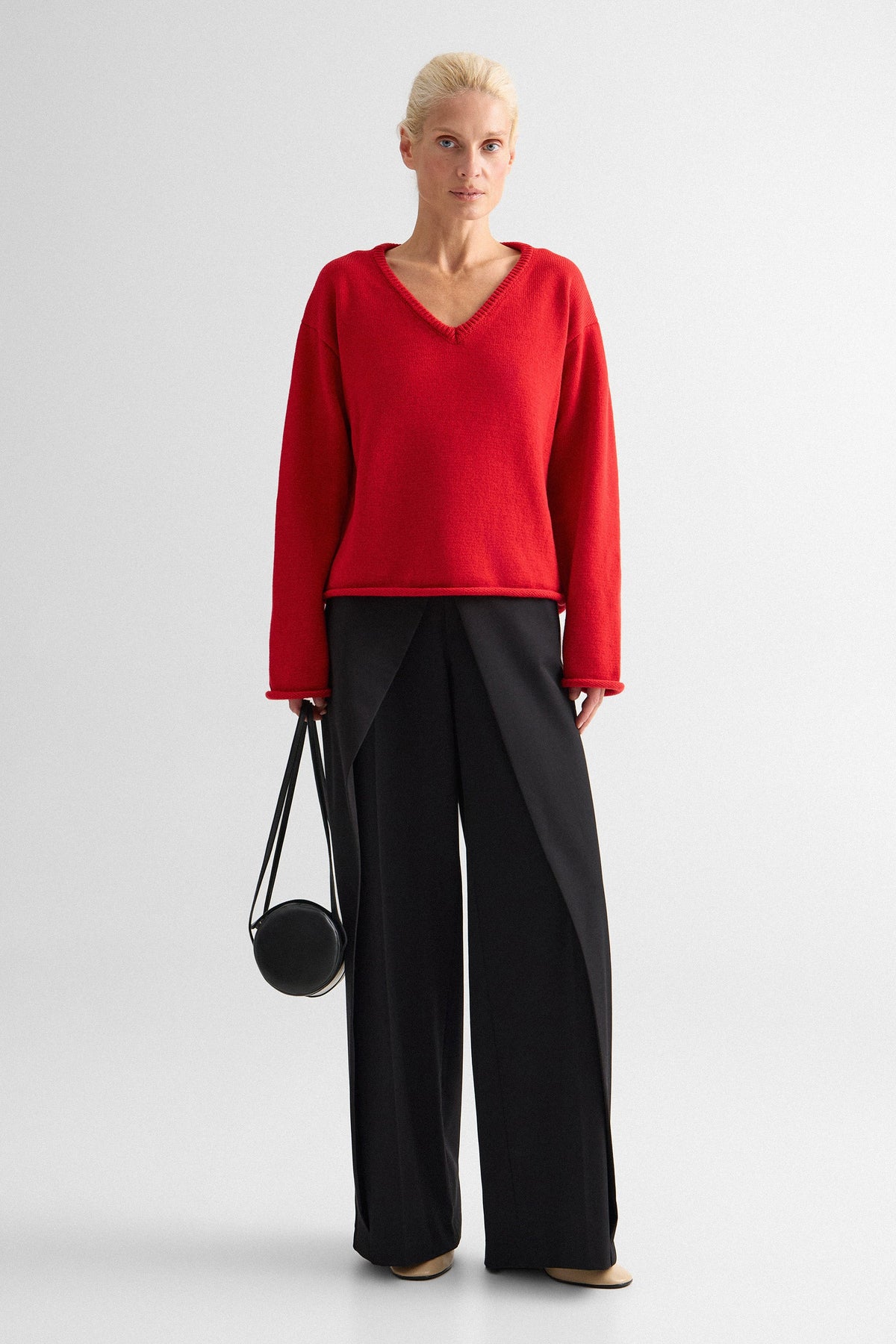 Red Cara Sweater
