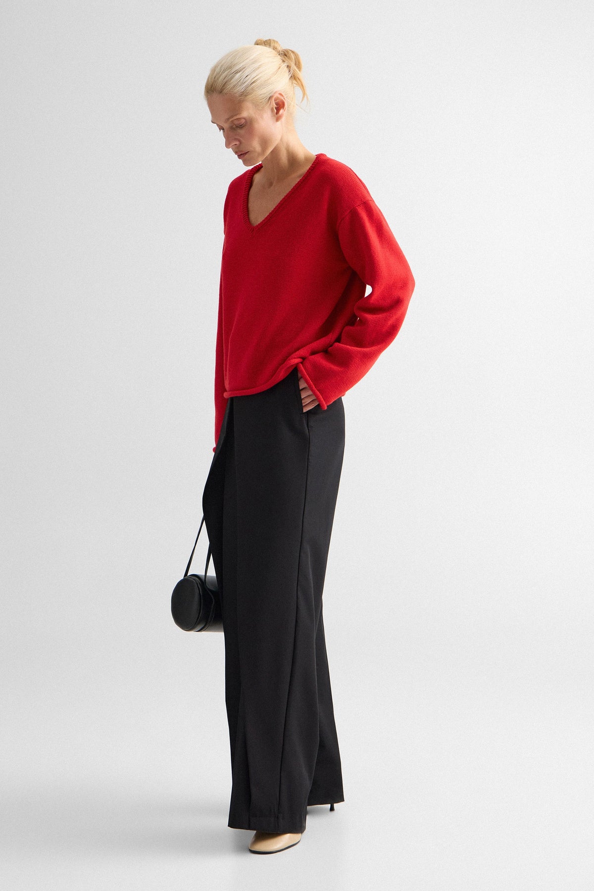 Red Cara Sweater