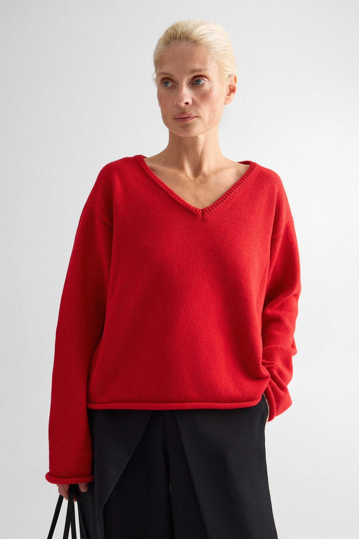 Red Cara Sweater
