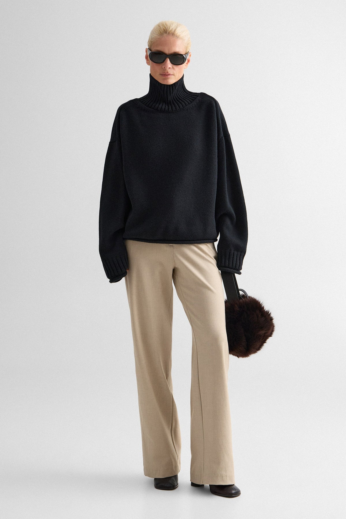 Black Greta Sweater