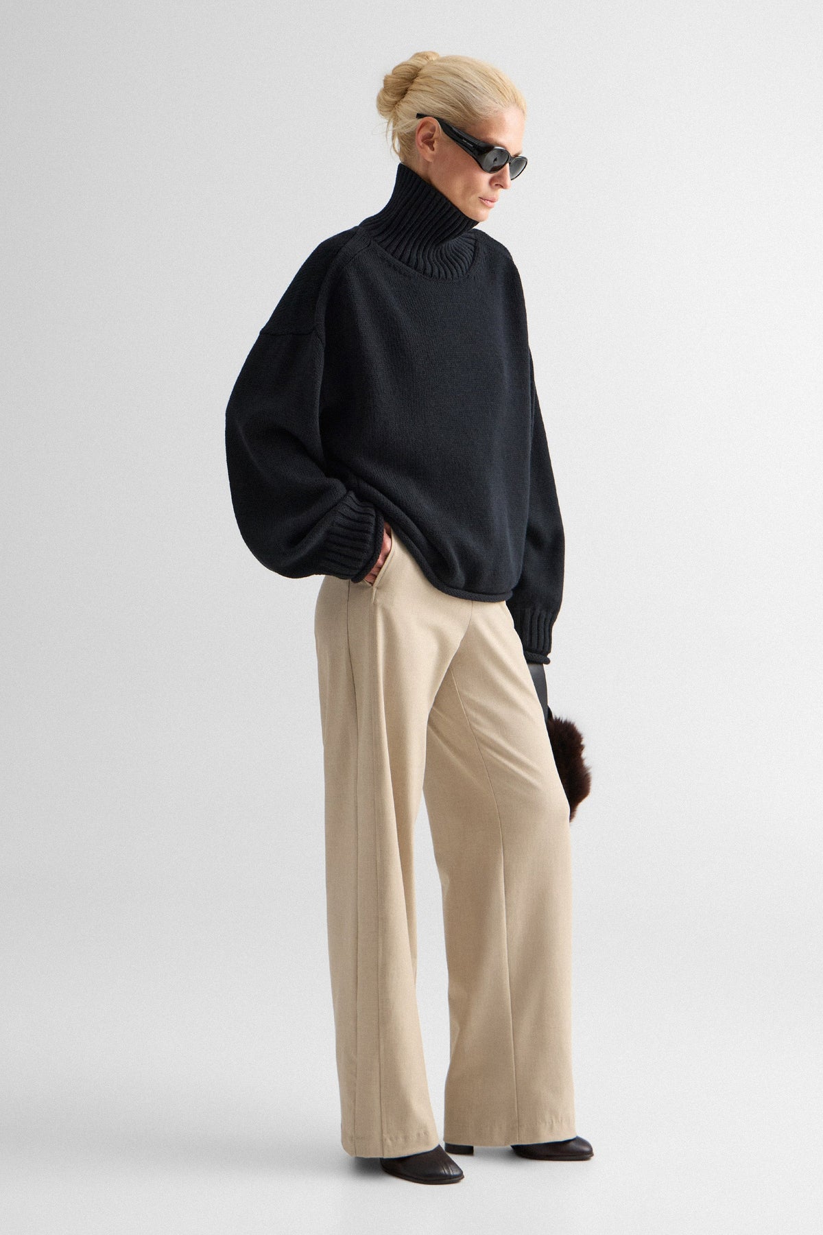 Black Greta Sweater