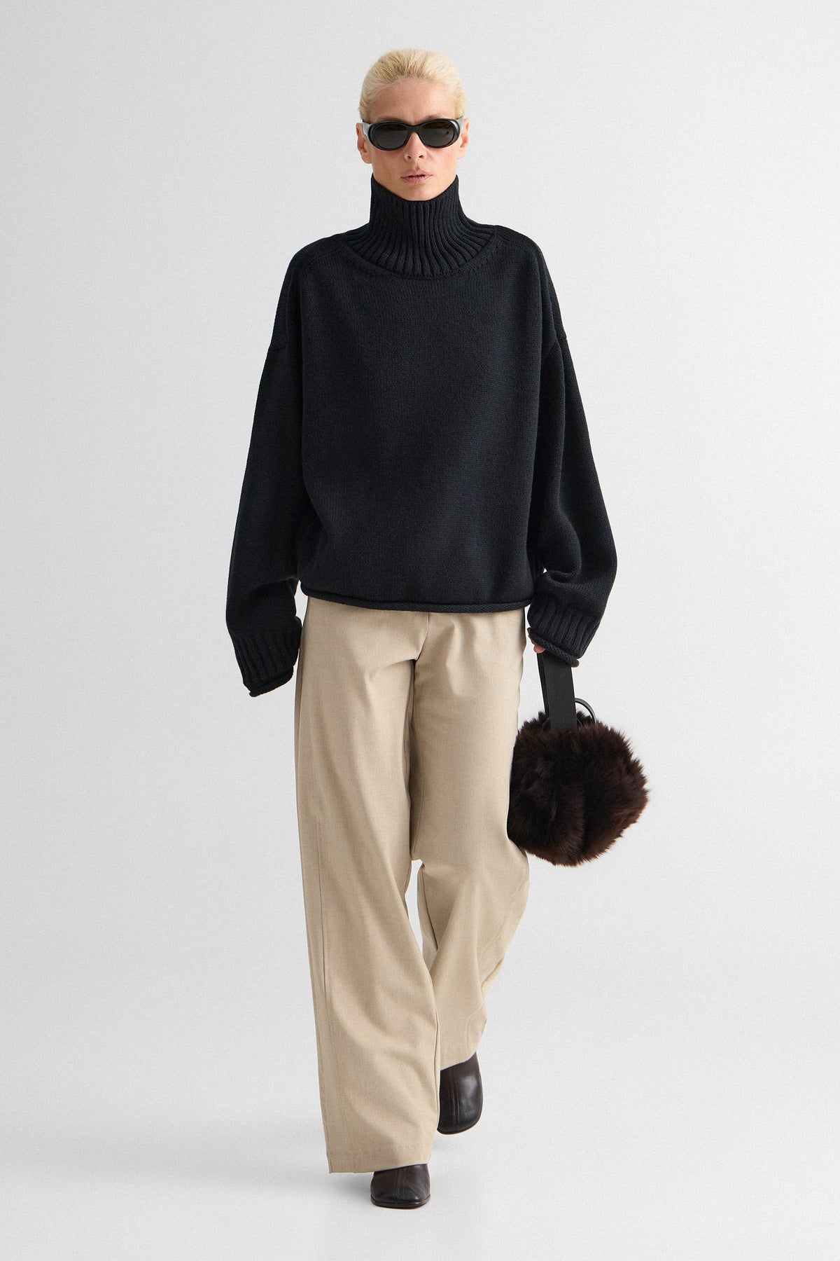 Black Greta Sweater