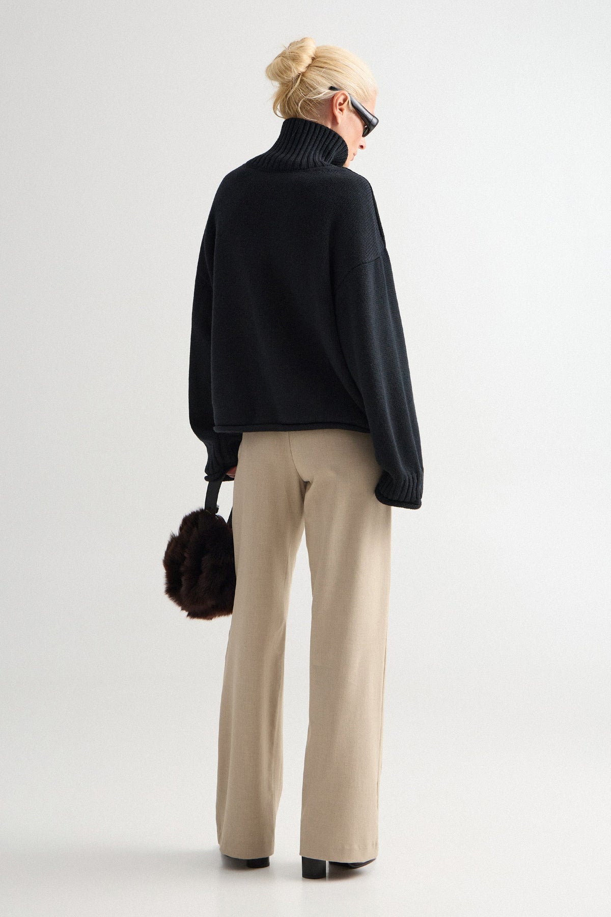 Black Greta Sweater