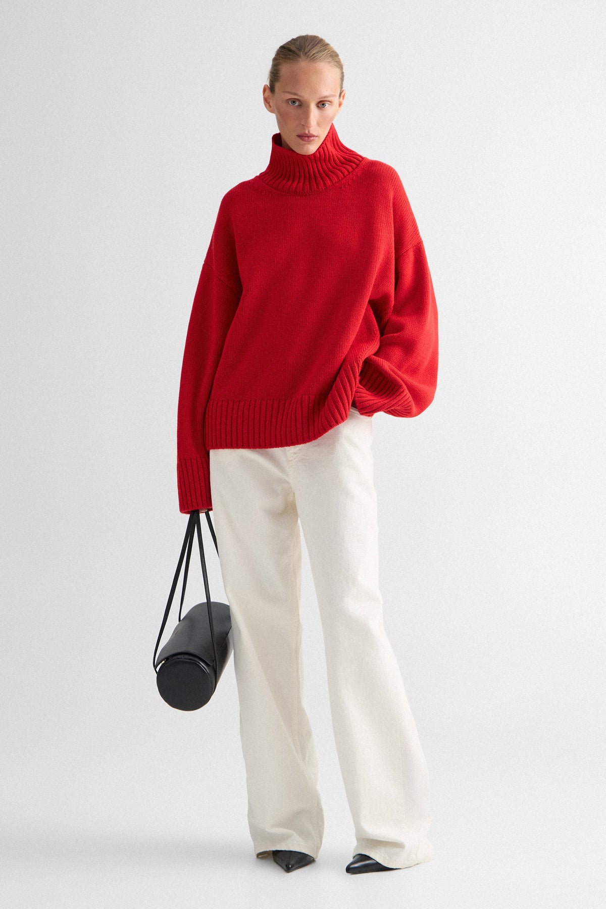 Red Ingrid Sweater