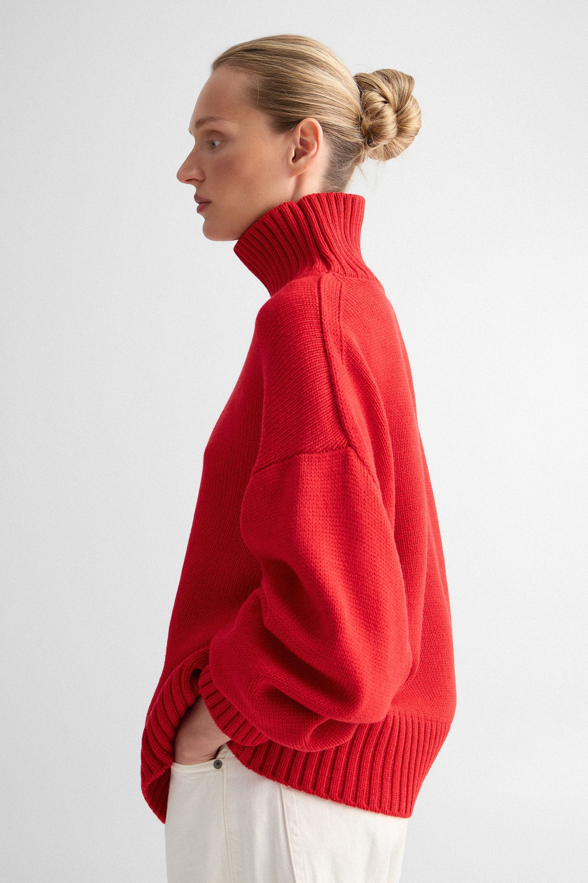 Red Ingrid Sweater