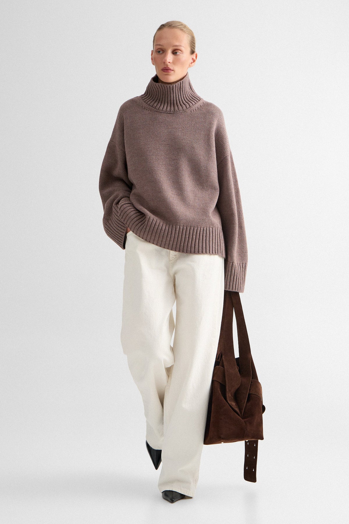 Brown Ingrid Sweater