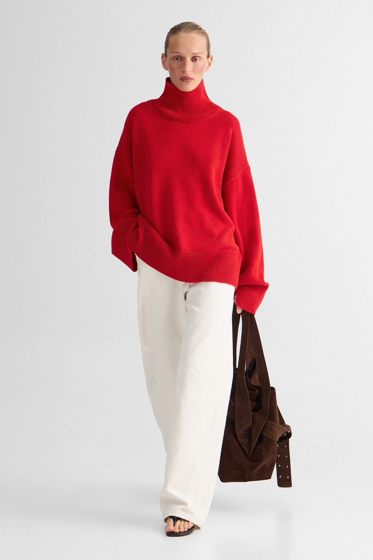 Red Nora Sweater