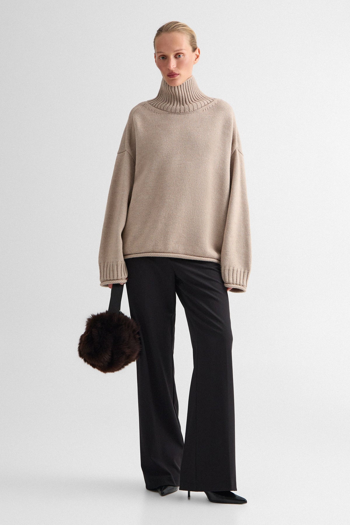 Taupe Greta Sweater