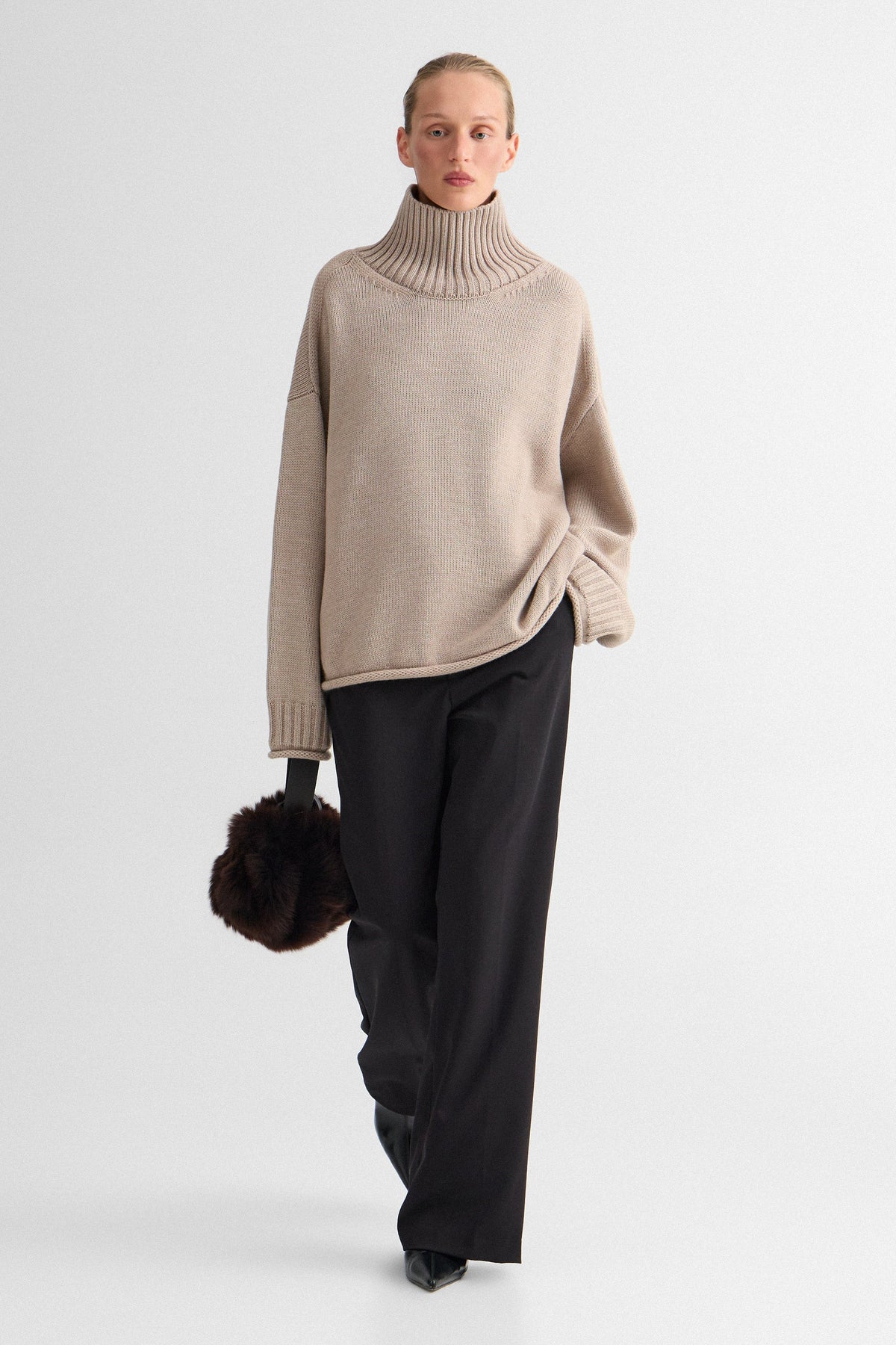 Taupe Greta Sweater