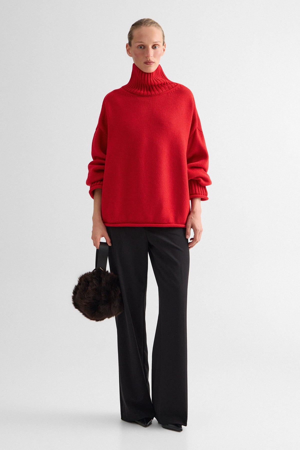 Red Greta Sweater