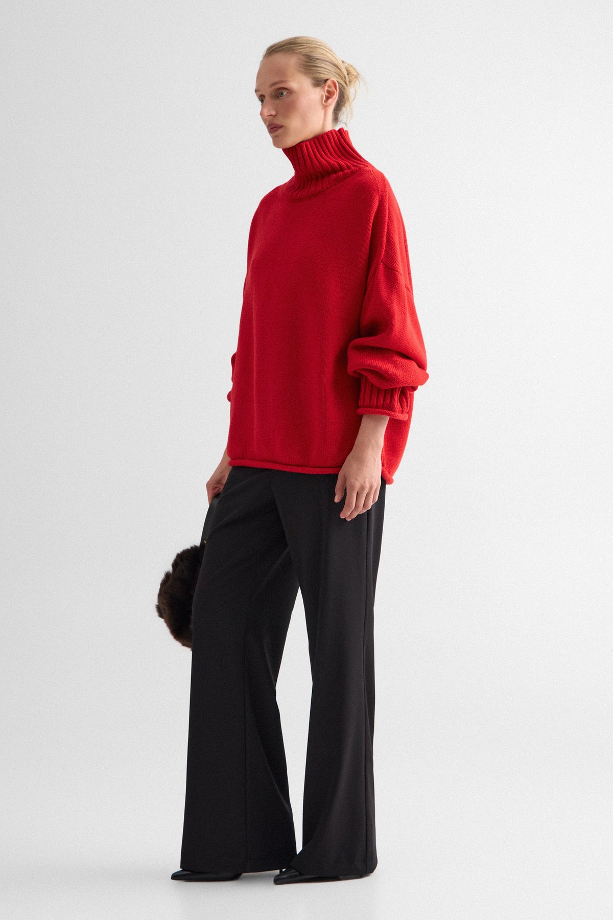 Red Greta Sweater