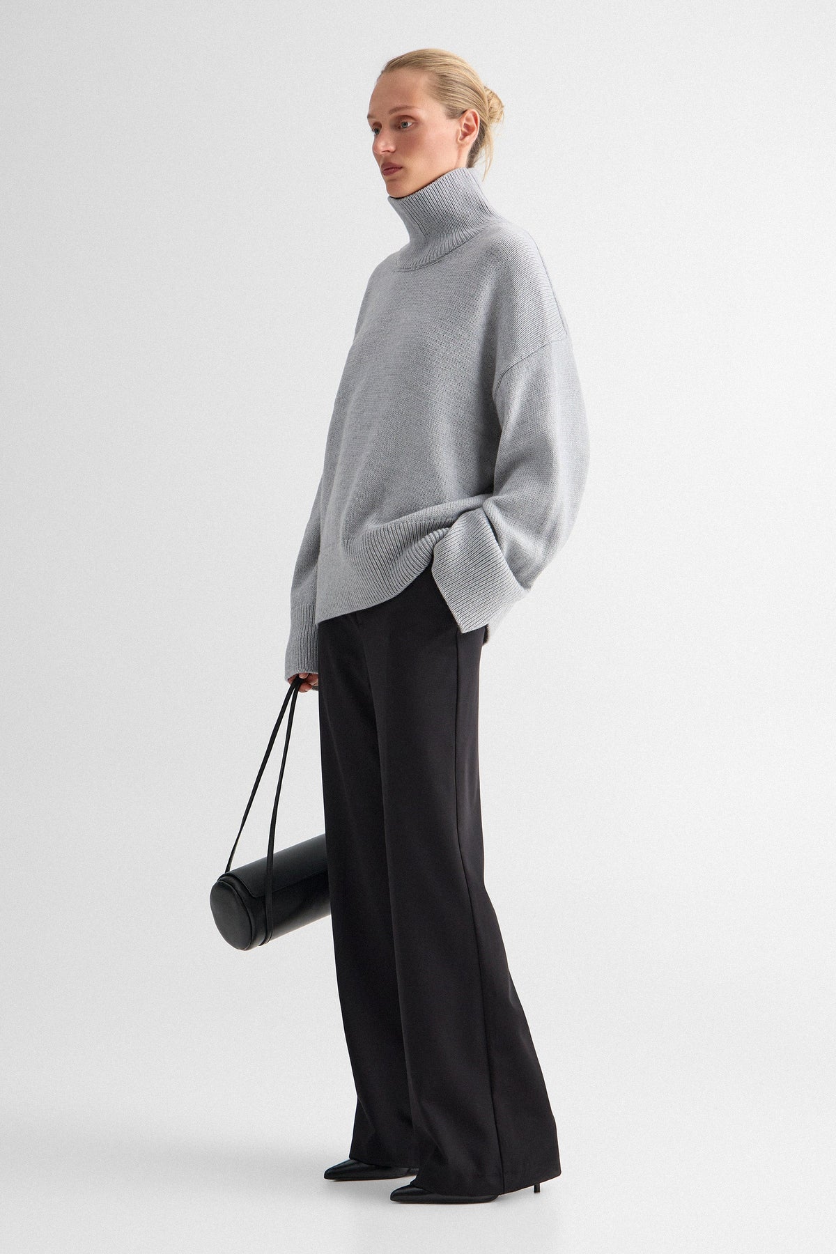 Grey Melange Nora Sweater