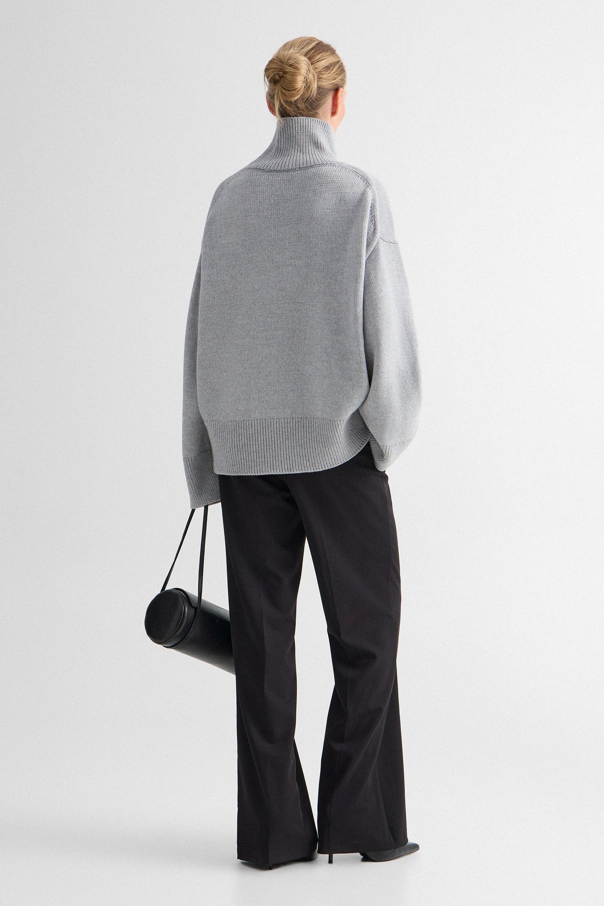 Grey Melange Nora Sweater